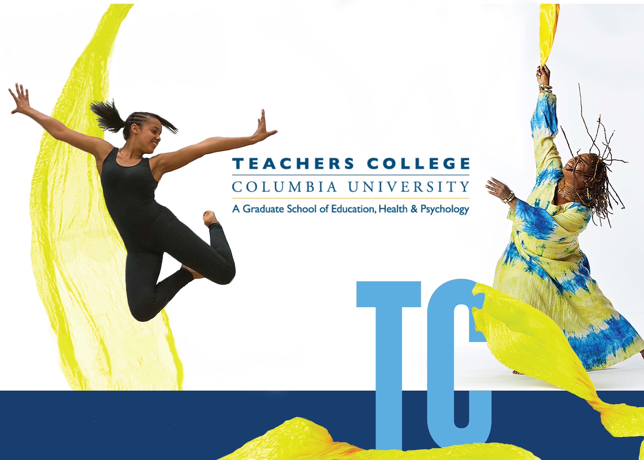 Dance Education Program, Arnhold Institute promotional banner featuring two dancers