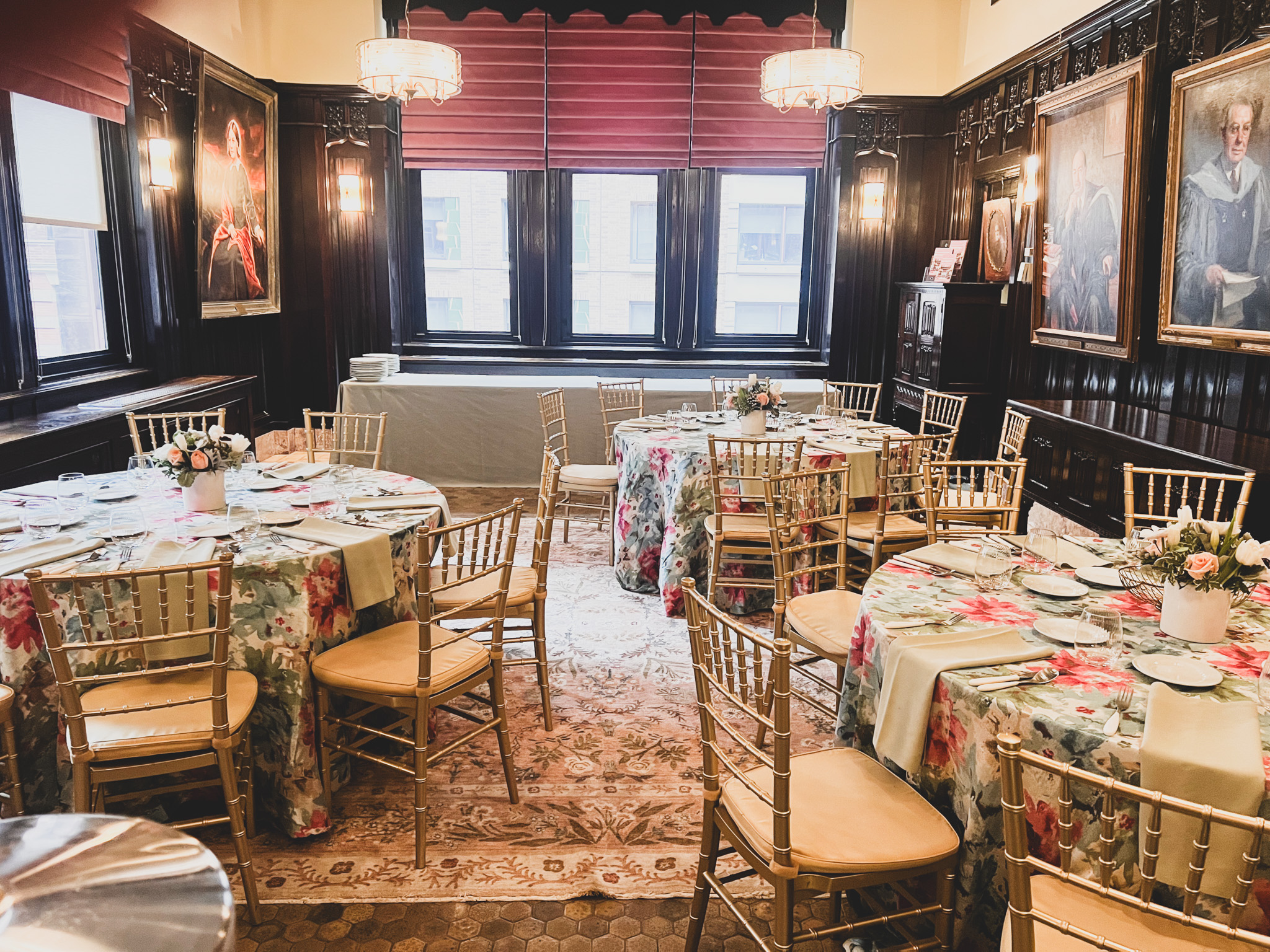 Tudor room event setup
