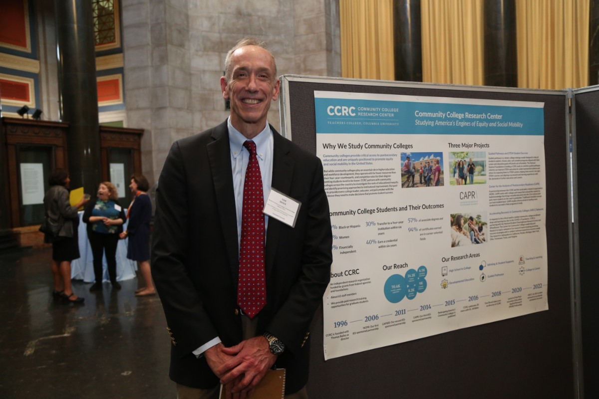 Director of the Community College Research Center, Thomas Brock, Poster Presenter, 