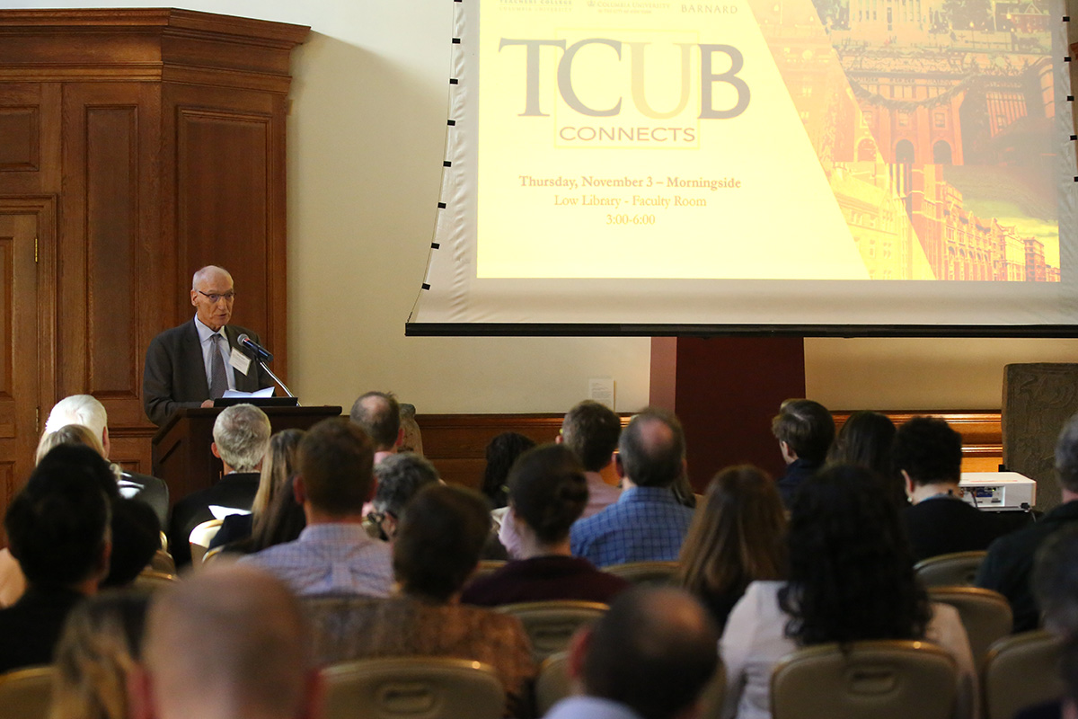 President Thomas Bailey at TCUB Connects