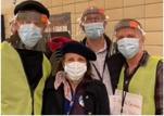 Dr. Guerra with other health care workers