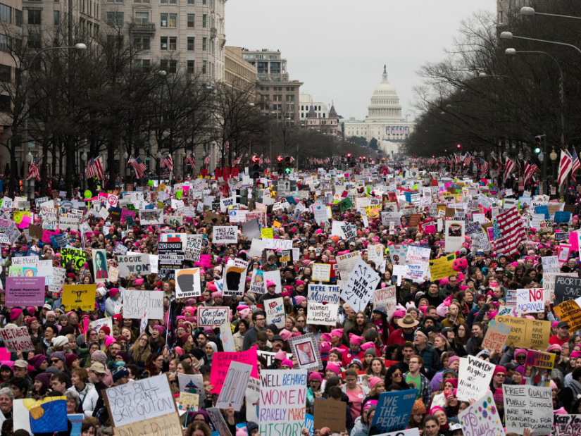 Protestors march on Washington