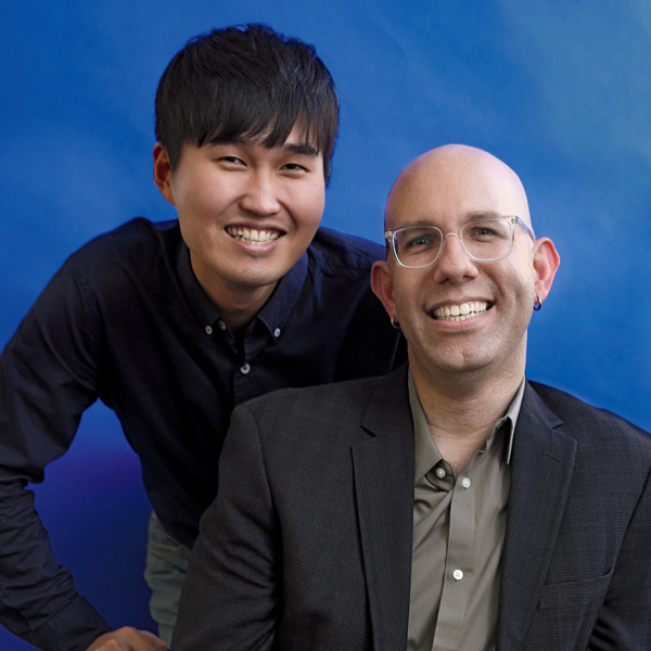 Doctoral Student Chanwoong Baek and Oren Pizmony-Levy, Assistant Professor of International & Comparative Education