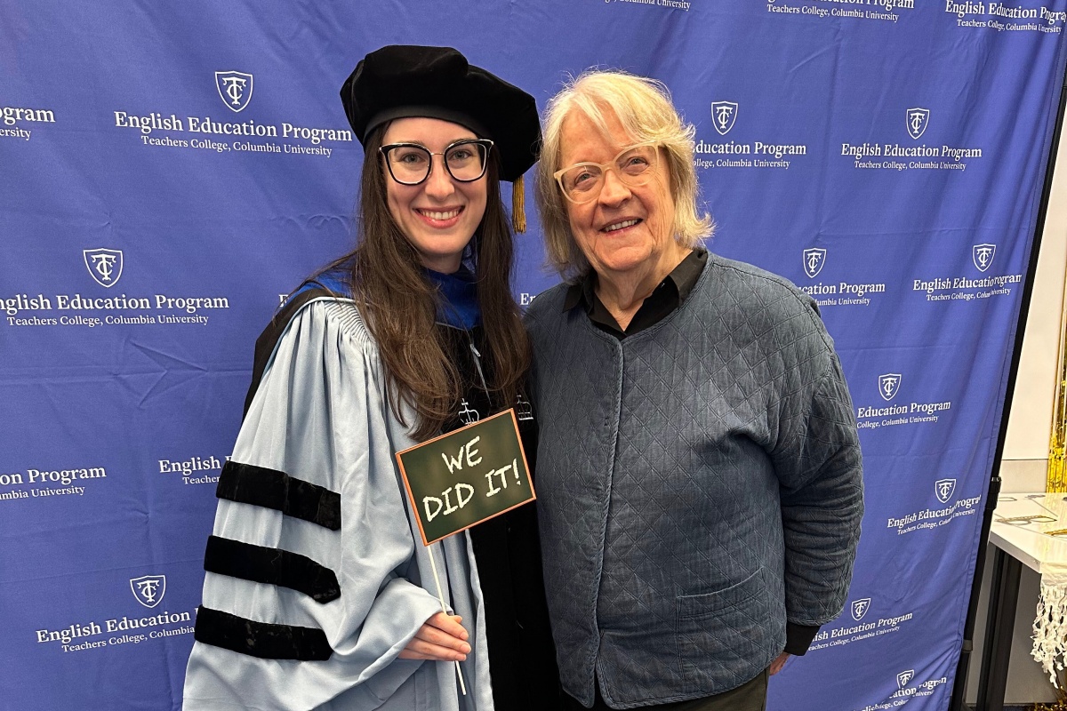 Ruth with Kelsey Hammond, Graduate 2025