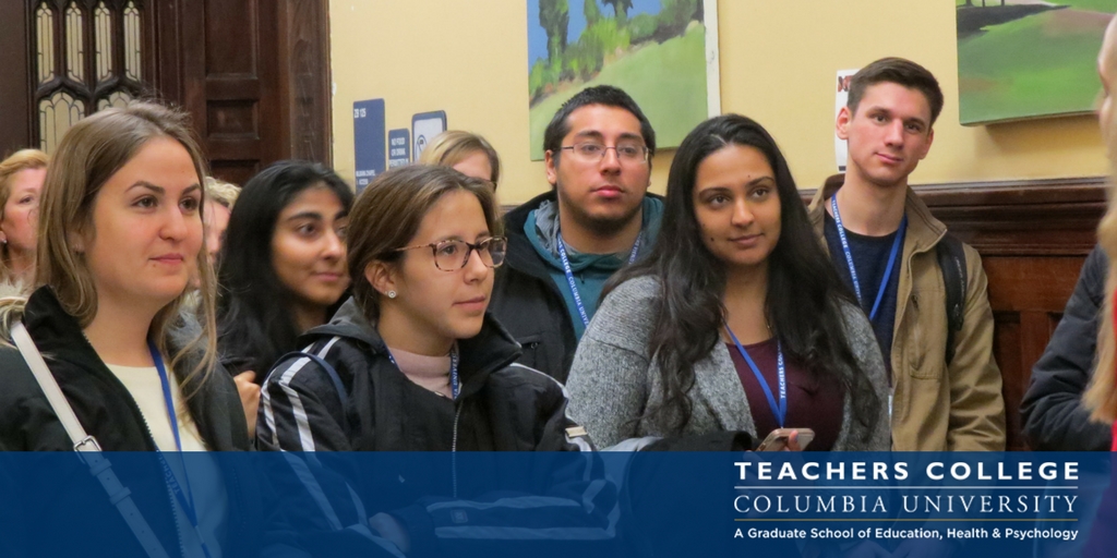 Admitted Student Day 2018 May 2018 Newsroom Teachers College