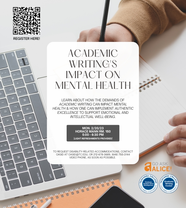 GSLD Academic Writing's Impact on Mental Health Events Teachers
