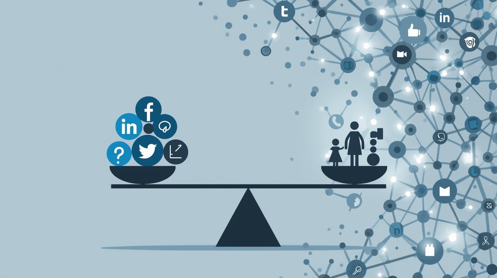 A thought-provoking visual metaphor for social media ethics