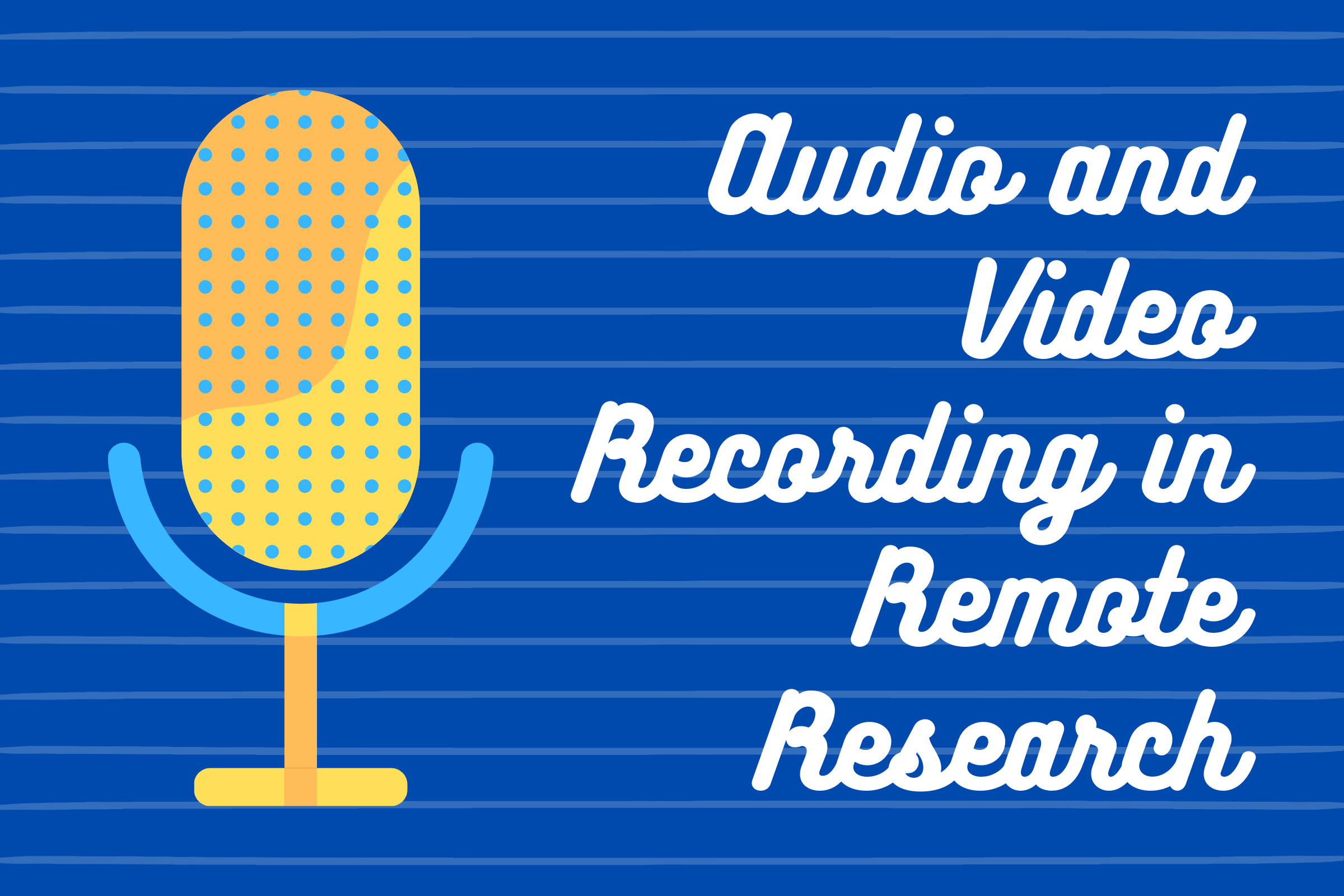 microphone audio recording hero image