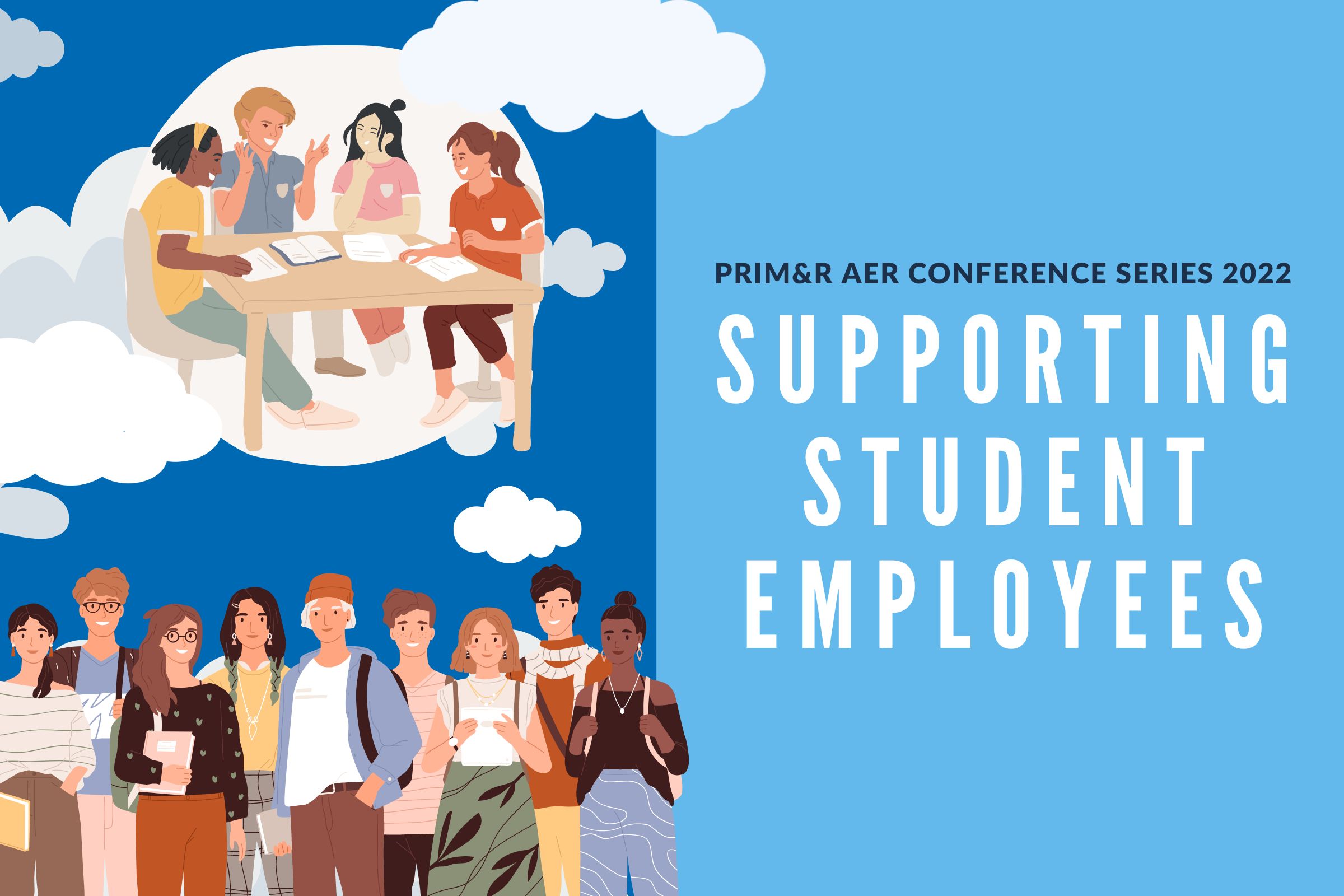 Students standing together