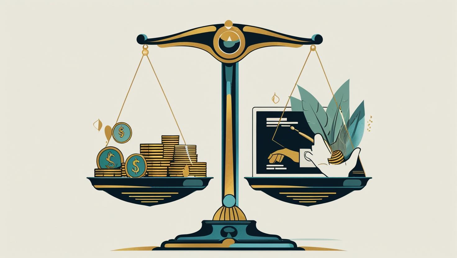 An image of balanced scale