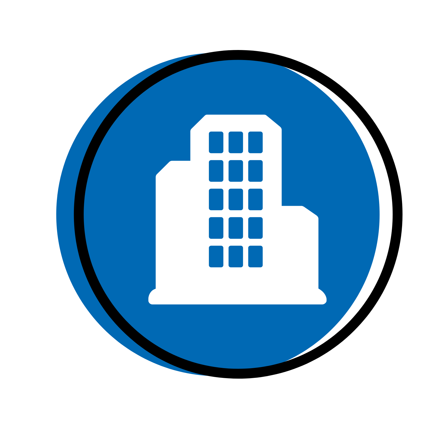 dark blue housing icon