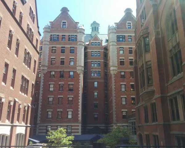 Whittier Hall Courtyard View