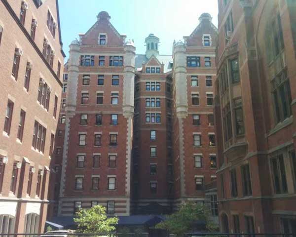 Whittier Hall Courtyard View