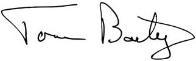 Tom Bailey Signature