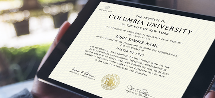 online phd programs columbia university