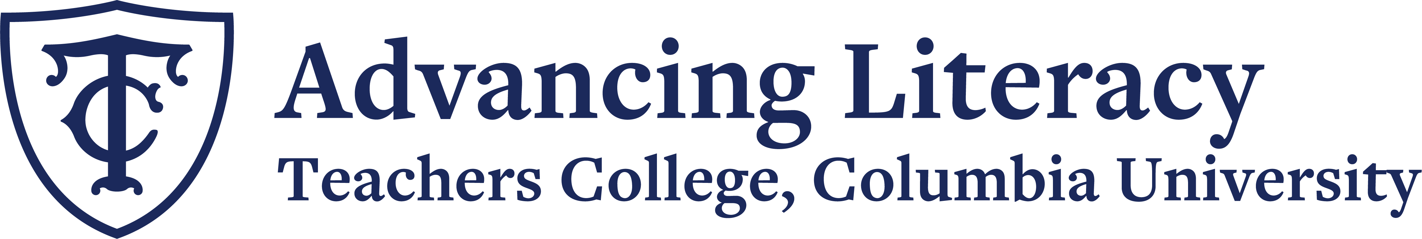 Advancing Literacy at Teachers College, Columbia University logo