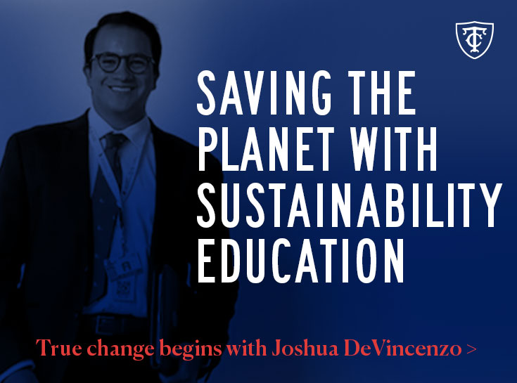 Joshua DeVincenzo: Saving the planet with sustainability education