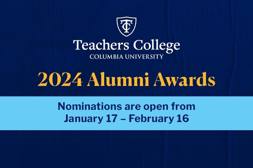TC Alumni Awards Banner Announcement