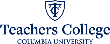 Teachers College Primary Logo Centered Dark Blue