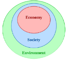 Three Social Environment and Economic Inside Circles for BrightFlame