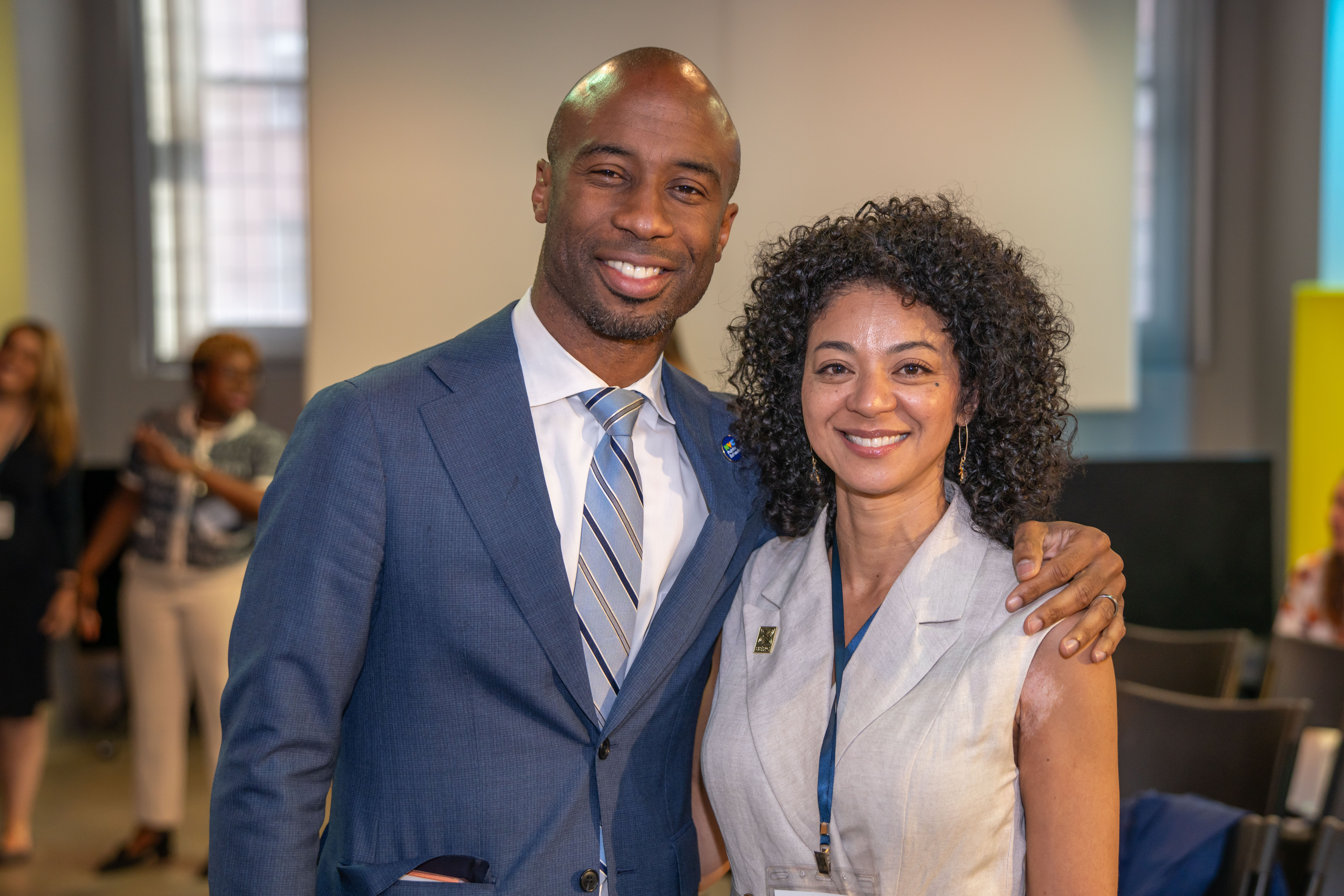 Chancellor Samuels and Professor Sonya Douglass