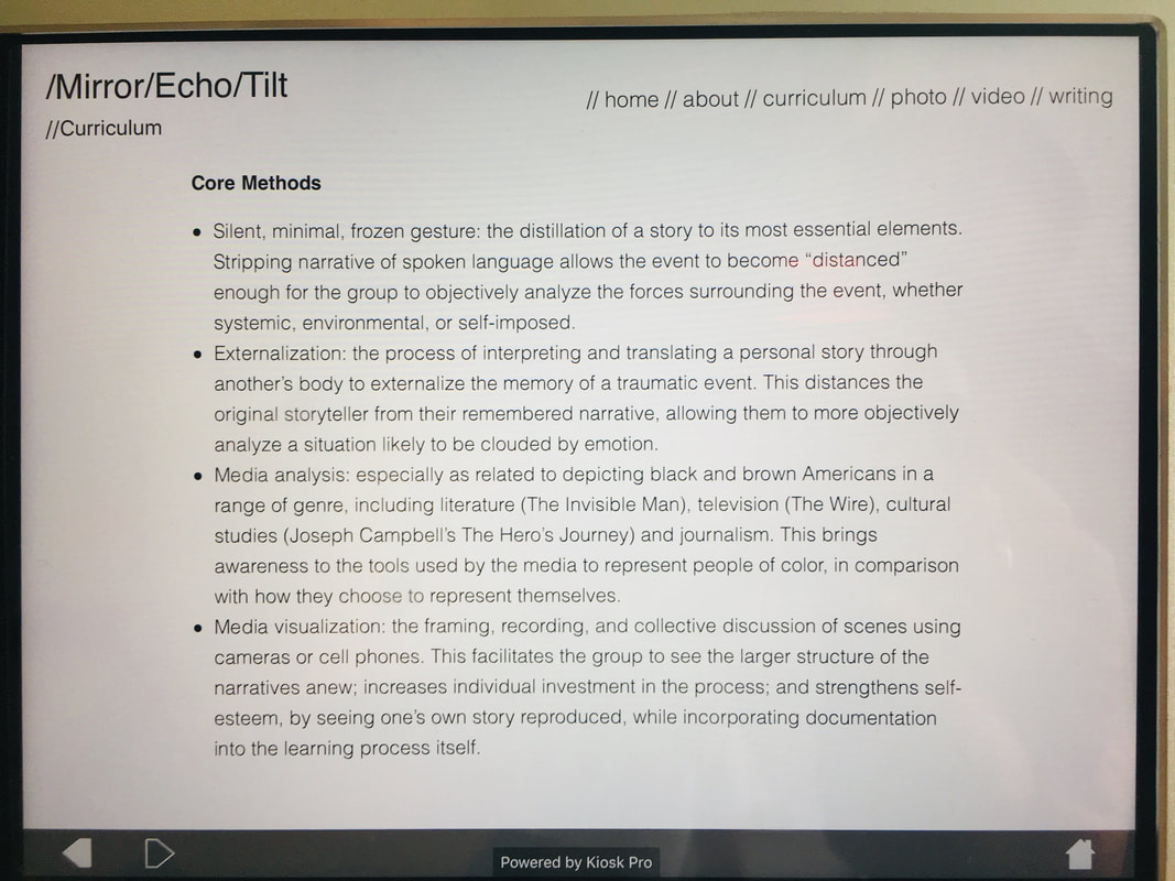 Mirror Tilt Slide with Core Curriculum listed