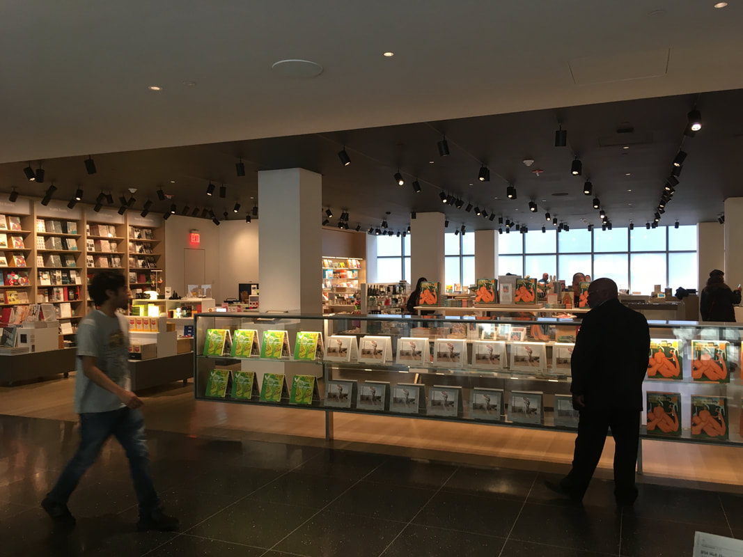MoMa gift shop display