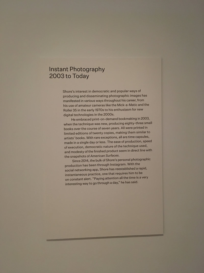 Description of Instant Photography exhibit
