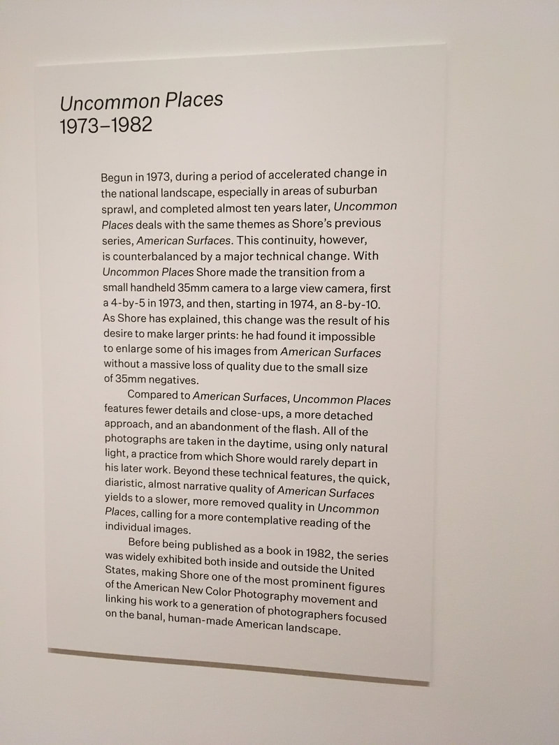 Uncommon places exhibit description