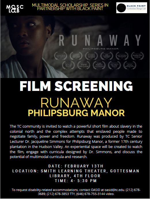 Film Screening event flyer