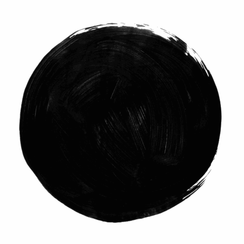 Image of black paint circle