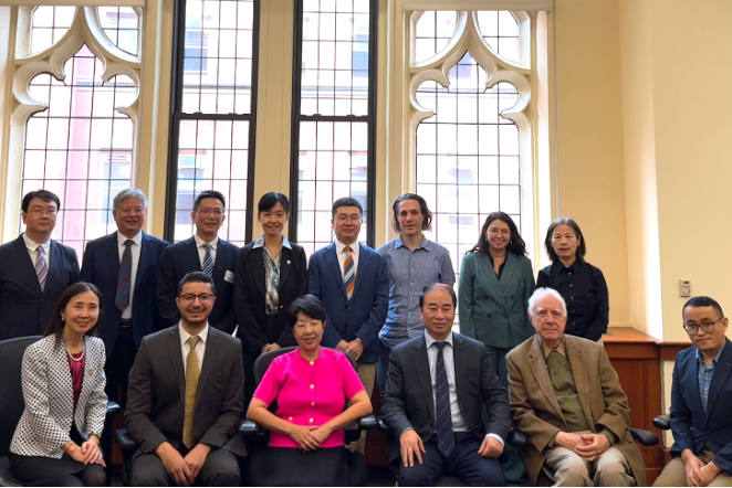 TC Faculty Representatives and BFSU Delegation Group Photo