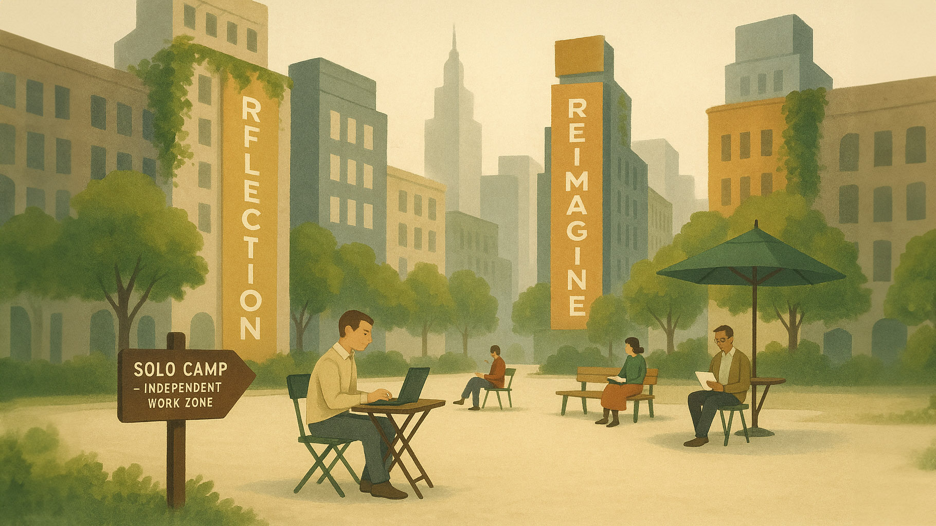 Illustration of Timesquare