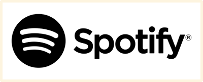 SpotifyLogo with light brown frame