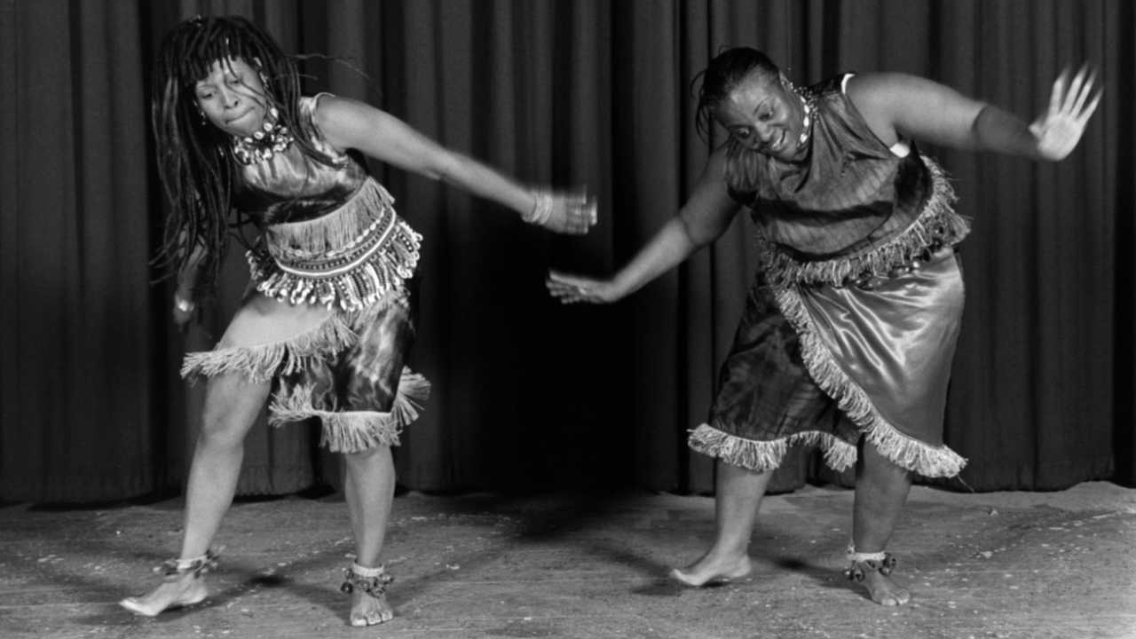 Ofosuwa Abiola-Tamba (left) and Monica James (right). Photo by Morgan Miller/Virginia Folklife Program.