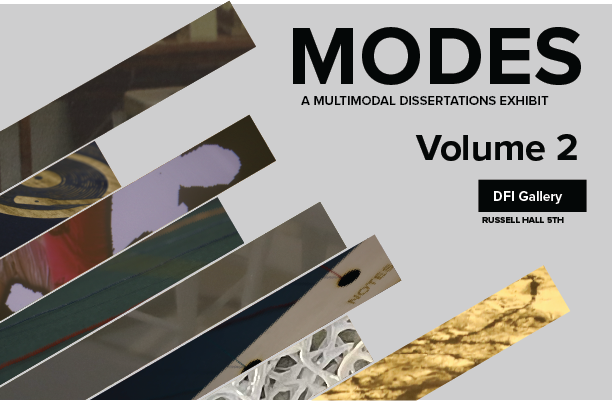 MODES V2 poster DFI Gallery Russell Hall 5th