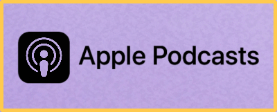 Apple Podcasts Logo button in purple