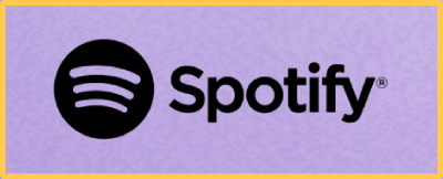 Spotify Logo button in purple