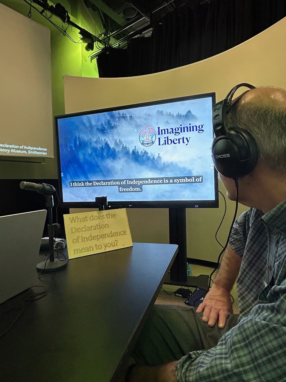 Imagining Liberty event screen