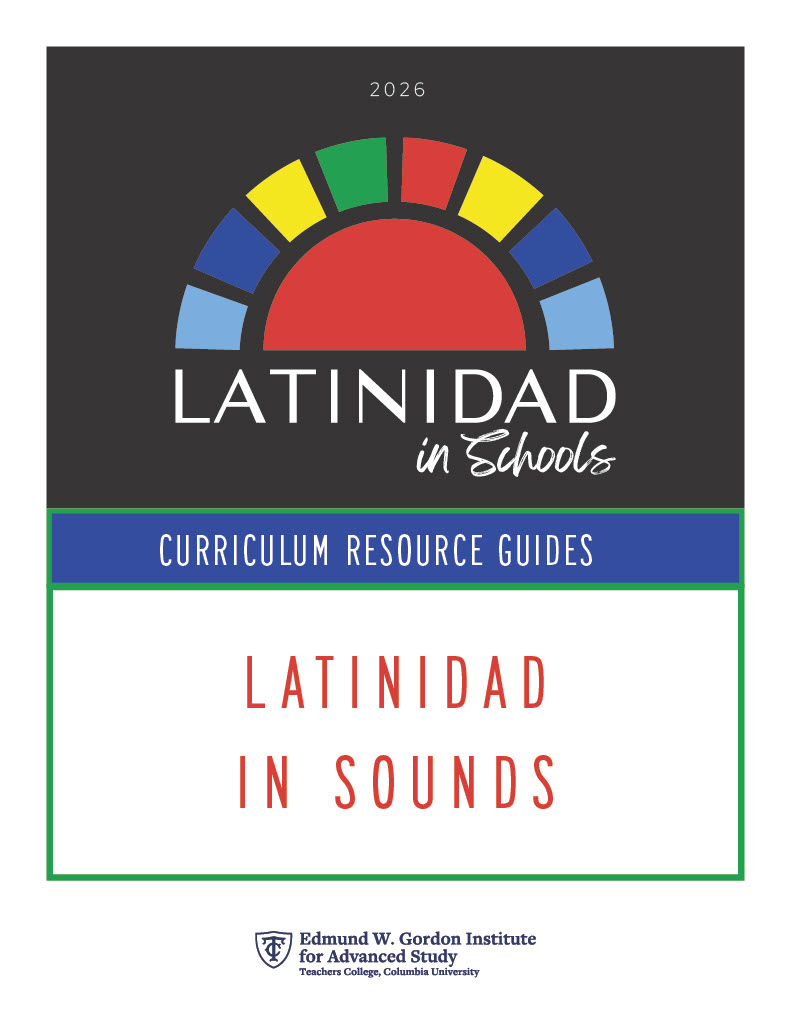 Latinidad in Sounds resource guide cover page