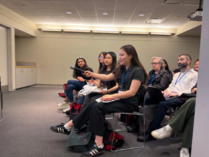 Students participating at the summit