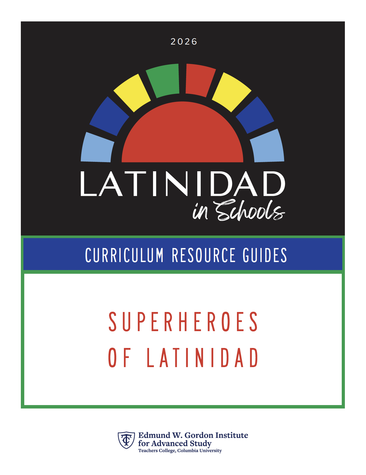 Superheroes of Latinidad Cover Page