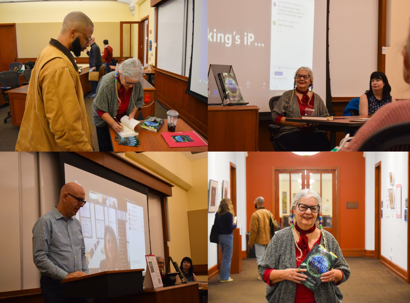 Book talk collage