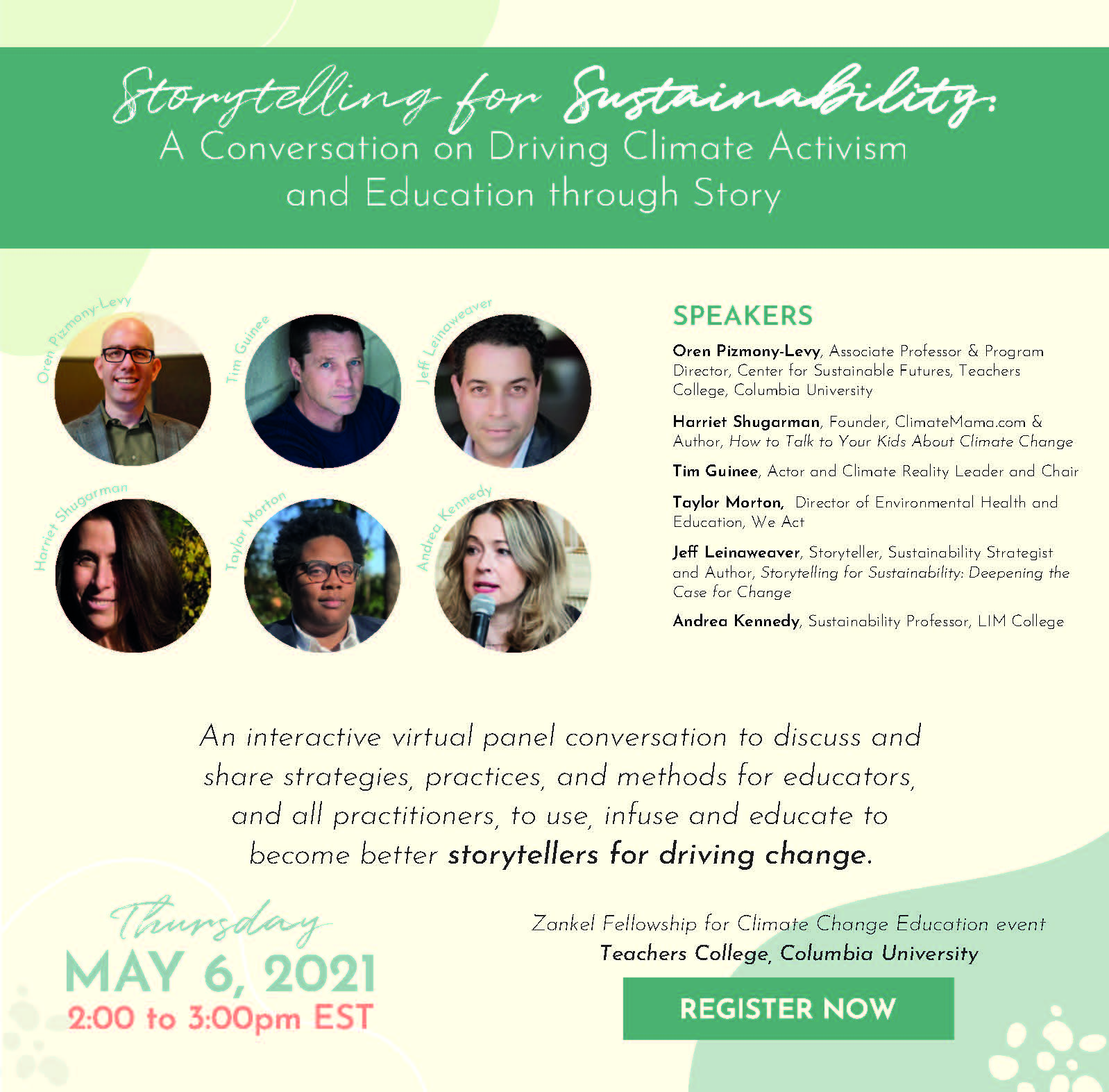 Storytelling for Sustainability Webinar 15