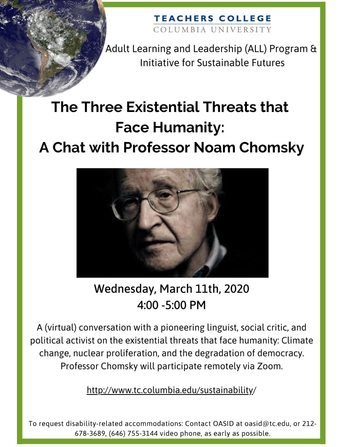 Noam Chomsky Webinar Event #8