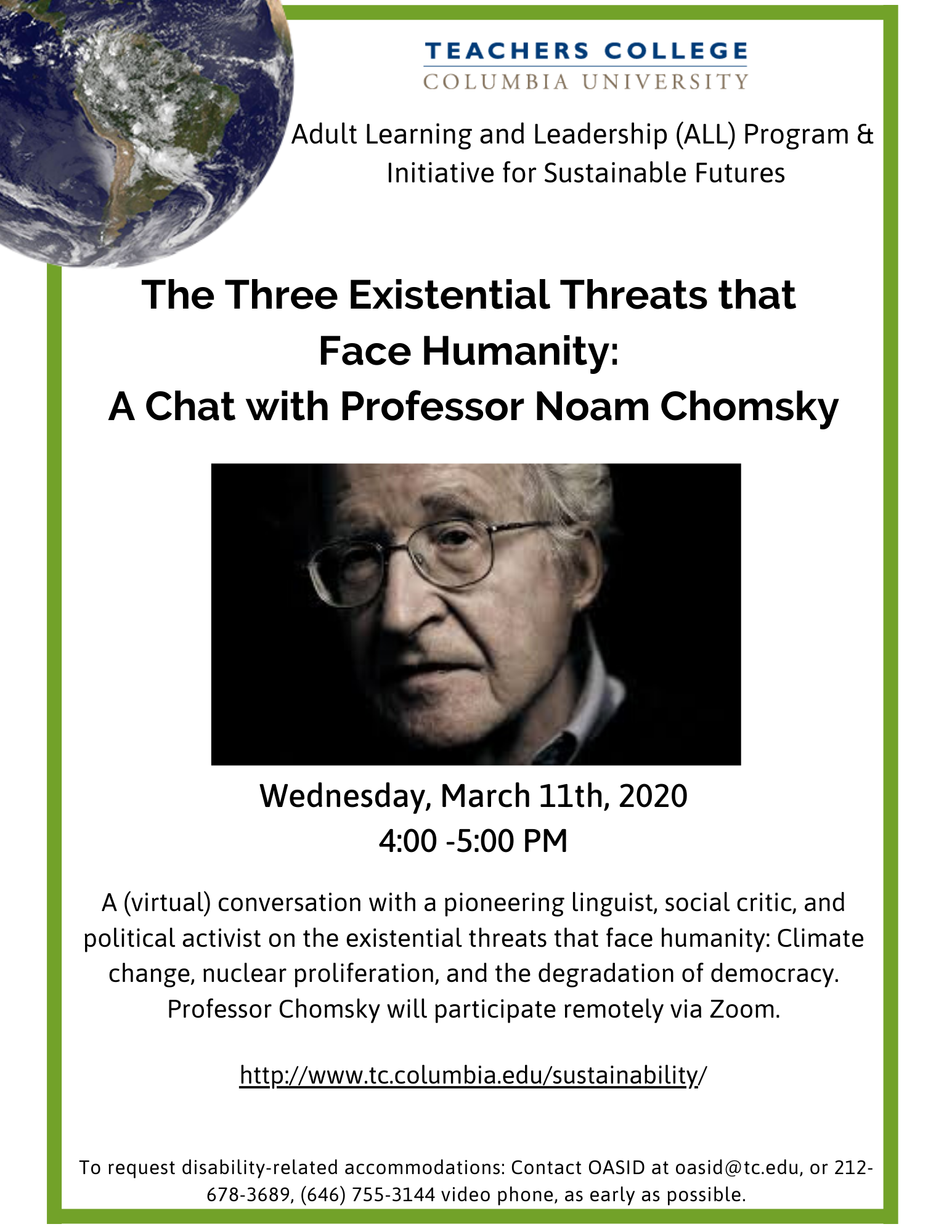 Noam Chomsky Webinar Event #8