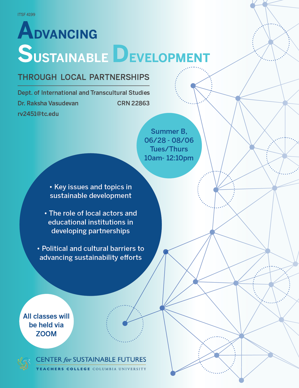 Advancing Sustainable Development through local partnerships summer course Raksha