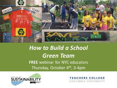 How to Build a School Green Team