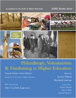 Philanthropy, fundraising, and volunteerism in higher education