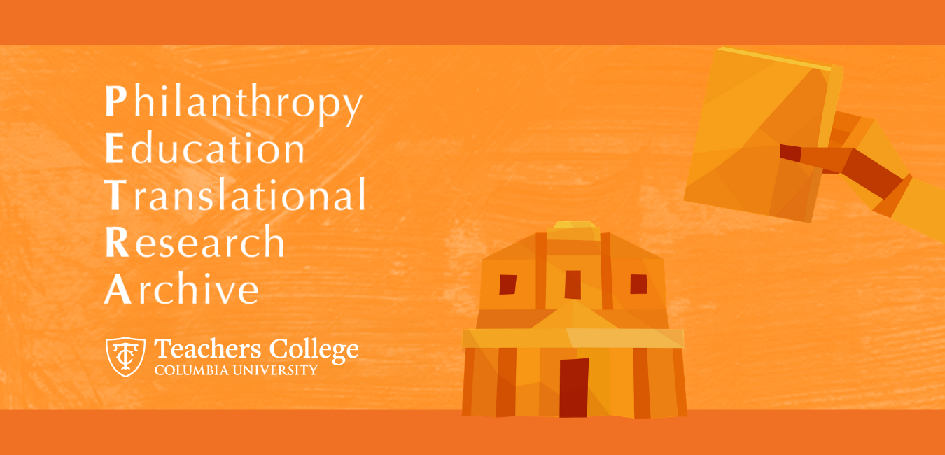 Philanthropy Education Translational Research Archive (PETRA)